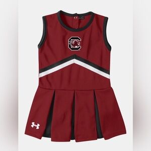 Under Armour University of South Carolina Maroon/Black Cheer Dress Size 18M NWT